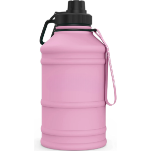 13 Litre Water Bottle Soft Pink Bpafree Metal Gym Water