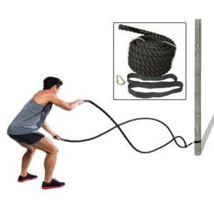 30 ft Battle Rope Heavy Duty Workout Rope for Adults